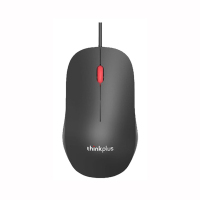 联想ThinkPad办公有线鼠标 M80大红点有线光电鼠标