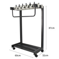 办公银行物业大堂收纳架雨伞放置架商用酒店宾馆企业雨伞收纳架加固雨伞架 12常规头雨伞架