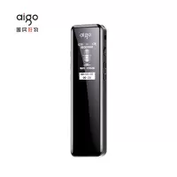 爱国者(aigo) 录音笔R6911pro专业录音器 一键录音设备 录音笔语音转文字会议记录神器 学习培训 炫黑32G
