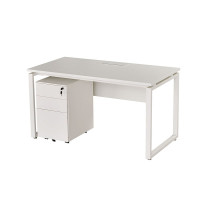 金戈安 钢制办公桌员工职员老板办公桌办公桌办公室专用办公桌商用1.4米办公桌