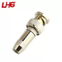 利合光电Q9公头2M两兆头视频头同轴电缆接头DDF架专用射频线连接配件 Q9-2-1 1个 单位:个