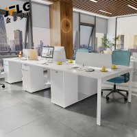 金菲罗格职员办公桌简约现代 六人标配