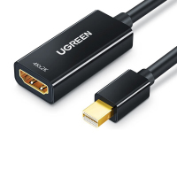 绿联Mini DP转HDMI转接线 18cm1080P黑 10461