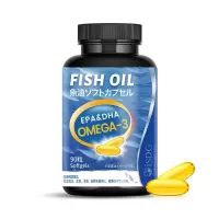 ISDG 进口欧米伽-3深海鱼油软胶囊 800mg*90粒/瓶 Omega-3中老年守护心脑健康 鱼油90粒/瓶