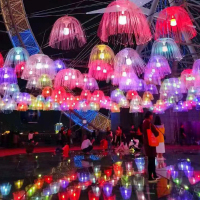 汇特益 LED光纤灯 水母直径80cm 定制 20个/组 货期4天(单位:组)