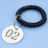 茶花(CHAHUA) 企业优选 亚克力号码手牌 十只装