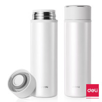 得力(deli) 商务保温杯 LL601-BWE 500ml 白 单个装