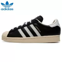 阿迪达斯 (adidas)三叶草男鞋女鞋SUPERSTAR贝壳头潮流运动鞋低帮校园情侣休闲板鞋 ID4676/经典三条纹