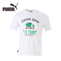 彪马(PUMA)男装女装2023新款运动服休闲短袖T恤624792 62479202彪马白 S