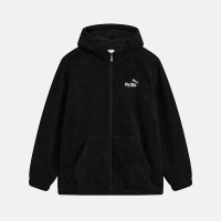 彪马彪马(PUMA)男装女装2023新款运动服休闲摇粒绒外套679663 67966301黑色 XS