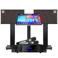 家庭影院ktv音响套装 卡拉ok包厢设备 10吋专业音箱 [JBL推荐款]众多家庭选择