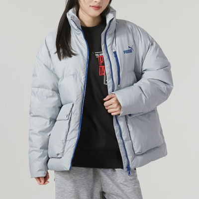 彪马(PUMA)羽绒服男装女装 23冬季新款外套保暖运动服休闲工装夹克上衣 625609-10 XS