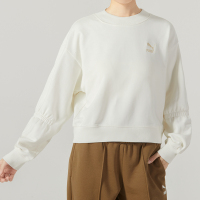 彪马彪马(PUMA)女装2023新款运动服休闲针织卫衣625251 62525165白色 S