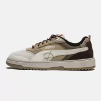 彪马彪马(PUMA)男鞋2023新款运动鞋休闲鞋板鞋397206 39720601白+驼色+巧克力色+灰色 39