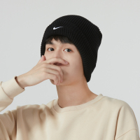NIKE滔搏运动耐克中性U NK BEANIE TC SWSH L百搭休闲保暖针织帽 FB6529-010 F
