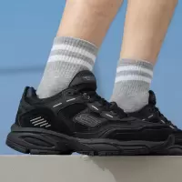 斯凯奇(Skechers)男鞋 2023秋季新款跑步健身训练运动鞋子耐磨透气轻质休闲鞋子 237067-BBK 39