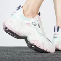 斯凯奇(Skechers)女鞋 2023秋季新款运动鞋时尚潮流休闲鞋复古厚底舒适熊猫鞋 88888398-WPTQ 5/