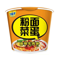 今麦郎 粉面菜蛋 麻辣牛肉味*12桶 方便粉丝细米线粉条速食品