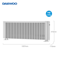 大宇(DAEWOO) 取暖器家用电暖器电暖气石墨烯取暖对流暖气智能节能省电欧式快热炉 K9 pro