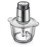 小熊(Bear) 家用电动不锈钢搅拌机绞馅机切碎肉机辅食料理机绞菜打蒜机QSJ-B03Y7