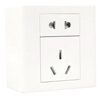 明装插座16a二三插5孔大功率热水器插座面板明盒明线五孔,5孔 250V 16A 1个