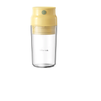 小熊 无线便携果汁杯充电式水果榨汁机小型料理杯黄色 LLJ-Q04B5