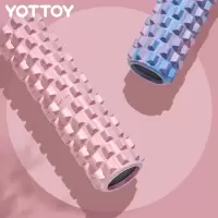 YOTTOY 狼牙棒实心健身器材泡沫轴肌肉放松按摩滚轴轮瘦腿神器琅琊瑜伽柱 狼牙泡沫轴(实心)AM23Z04