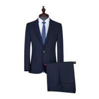 时尚休闲西服套装(上衣+裤子)