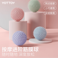 YOTTOY 筋膜球按摩球足底腰脚底背部肌肉放松肩颈膜花生球瑜伽健身足弓球 小刺猬筋膜球 AM23Q01