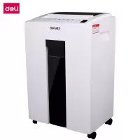 得力(deli)T600 5级保密办公商用办公家用碎纸机(单次6张 16L 持续10分钟 可碎卡)