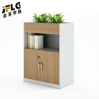 金菲罗格办公资料柜简约现代书柜板式木制组合矮柜档案柜 两门柜