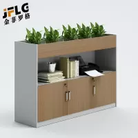 金菲罗格办公资料柜简约现代书柜板式木制组合矮柜档案柜 三门柜