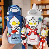 艾可思儿童保温杯奥特曼 系列学生上学专用水壶水杯