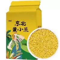沐谷2斤东北黄小米新米农家小黄米五谷杂粮粗粮小米粥真空装小米酥田推荐