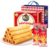 如水坚果纯牛奶鸡蛋卷(红罐)468g