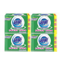 超能 柠檬草香洗衣皂透明皂260g*2*4(共8块)