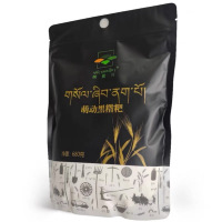 西藏青稞面粉纯黑青稞糌粑粉青稞炒面粉黑青稞糌粑即食