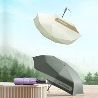 乐扣乐扣(LOCK&LOCK)家用品商务自动伞 灰色晴雨伞23寸8K一键开收 全自动雨伞折叠抗风雨男生自动伞