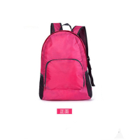 WRC 防水速干折叠双肩包W-003 玫红