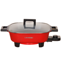 利仁(liven)电火锅鸳鸯火锅多功能大功率一锅双味 LPHG-21红色