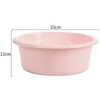 茶花03371K中号塑料洗脸盆33㎝