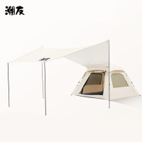 涂银款天幕帐篷二合一(配吊床+防潮垫)
