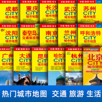 2023新版中国热门城市旅游地图 太原[2023版]旅游地图 1张 单位:张