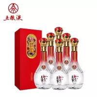 五粮液万事如意精品52度浓香型白酒粮食酒送礼喜宴500ml*6瓶整箱装