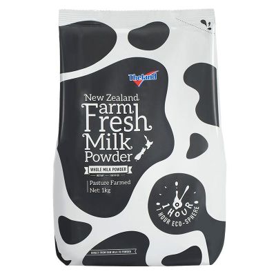 纽仕兰Theland新西兰进口全脂鲜奶粉1kg*1袋/2袋奶粉家庭营养早餐