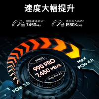 固态硬盘2TB SSD固态硬盘M.2接口( NVMe协议PCle 4.0 *4 ) 990 PRO WithHeatsi