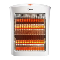 美的(Midea)取暖器NS8-15D 电暖器电暖气家用 即开即热 速暖小太阳红外暖光发热 单个价