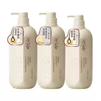 浅香 植物氨基酸洗 沐家庭套装 扁柏洗发水750g+香榧顺滑膏750g+百合沐浴露700g