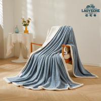 老爷车 1885 双面复合绒毯 尚品200*230cm LYC-G023 2m*2.3m 蓝色