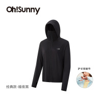 ohsunny 女式经典护手防晒服 SLC3M082D暗夜黑 M码